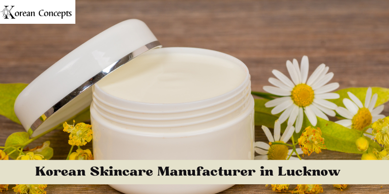 Premium Korean skincare products manufactured in Lucknow by Dermat India