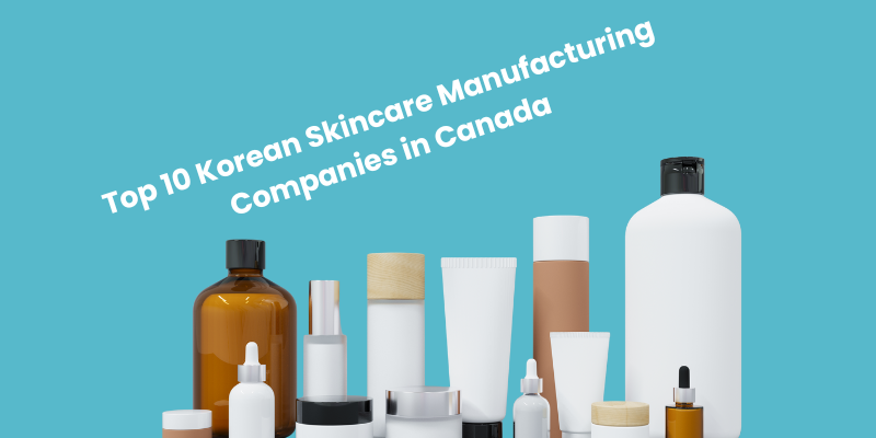 Top 10 Korean skincare manufacturing companies in Canada, led by Dermat India