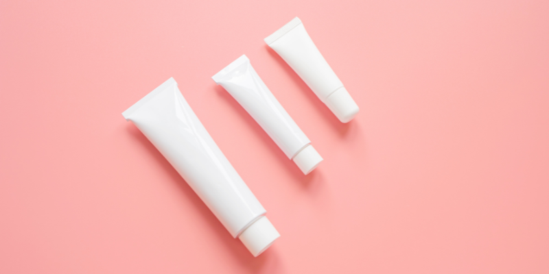 Cosmetics and skincare products ready for export from India to the UAE